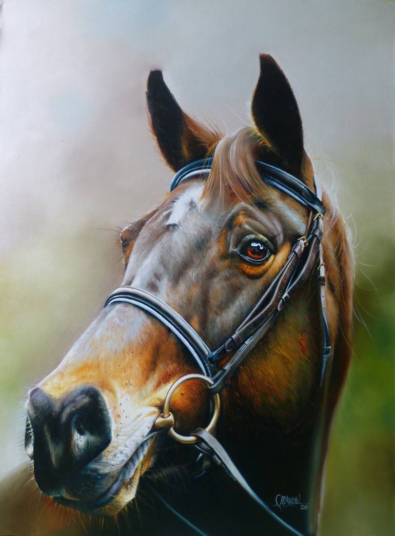 HORSE Painting by Rajasekharan Parameswaran | Saatchi Art