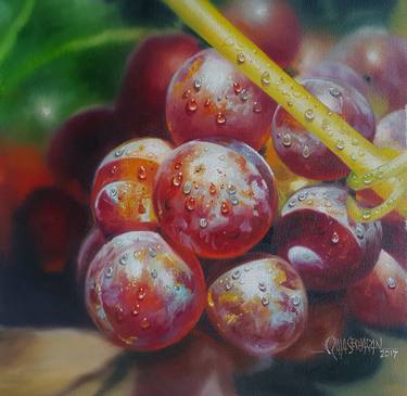 Print of Realism Nature Paintings by Rajasekharan Parameswaran