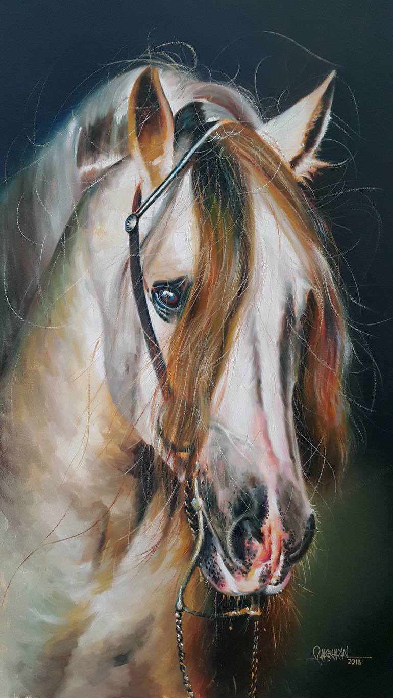 HORSE Painting by Rajasekharan Parameswaran | Saatchi Art