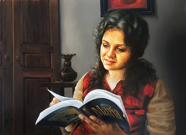 Print of Fine Art People Paintings by Rajasekharan Parameswaran