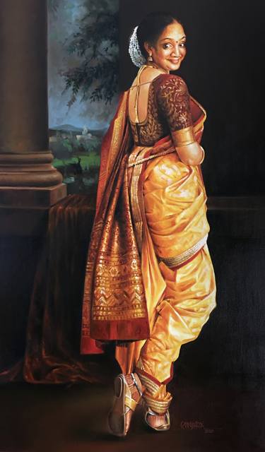 Original People Paintings by Rajasekharan Parameswaran