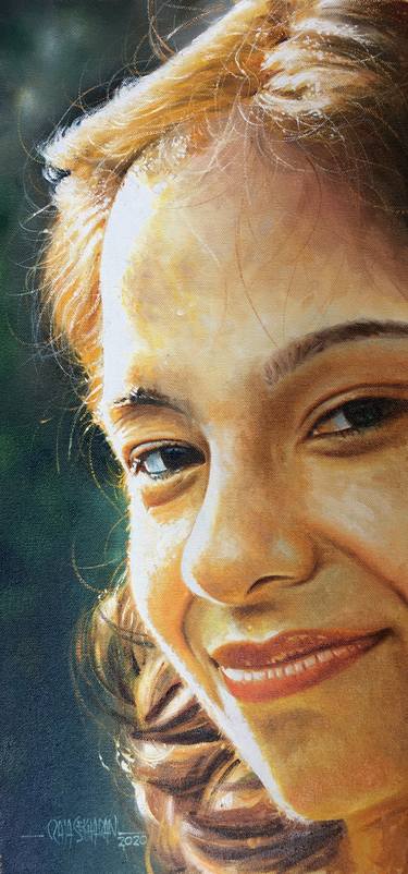 Original Fine Art People Paintings by Rajasekharan Parameswaran