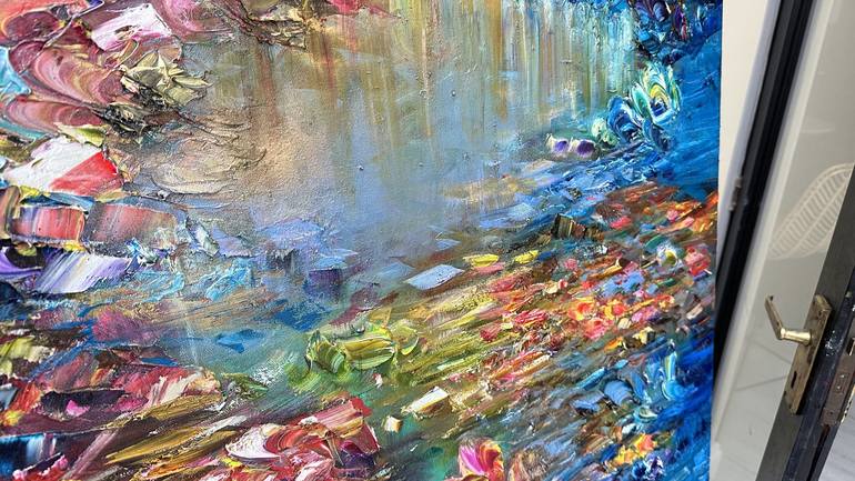 Original Abstract Expressionism Nature Painting by Victoria Horkan