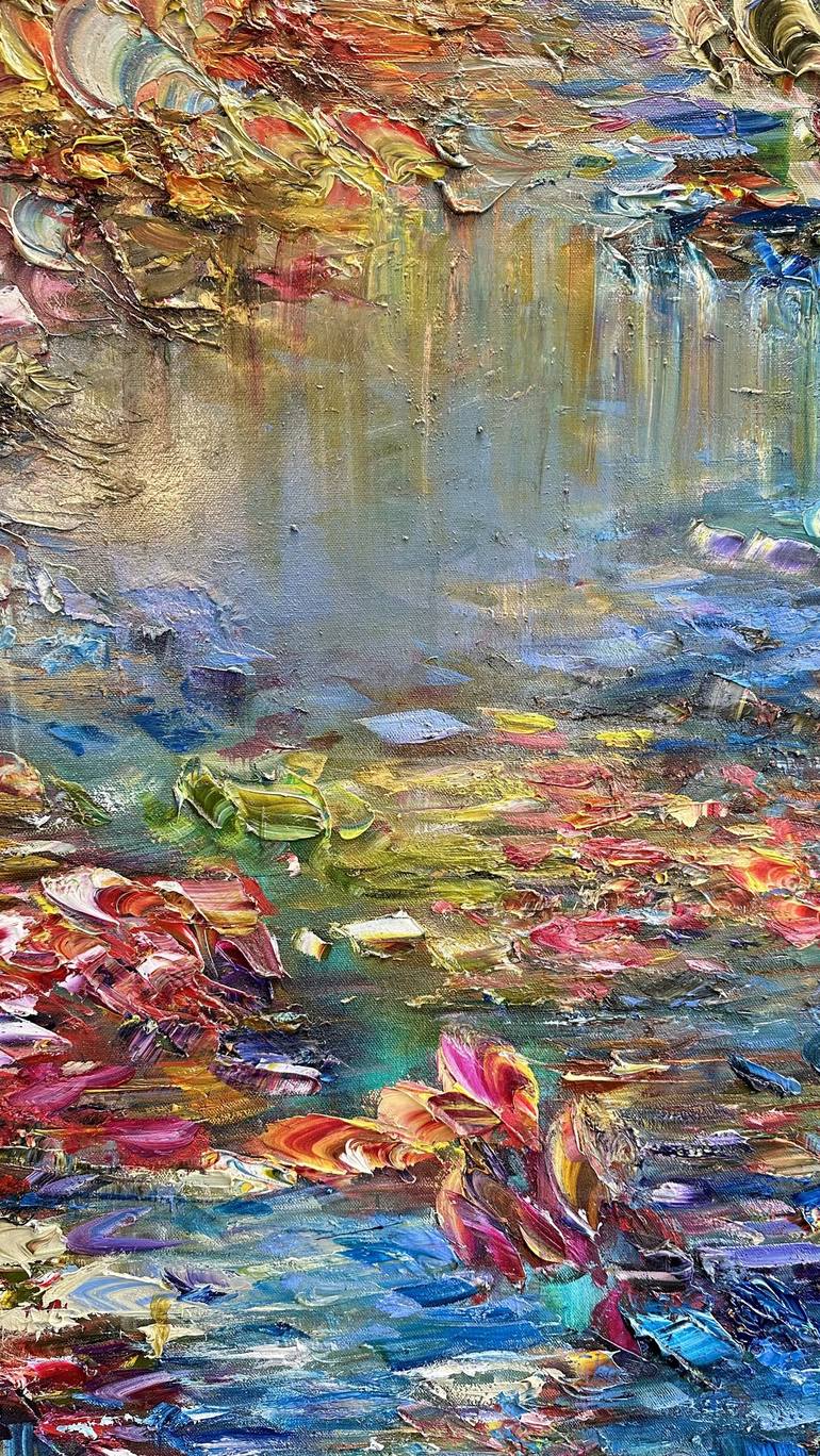 Original Abstract Expressionism Nature Painting by Victoria Horkan