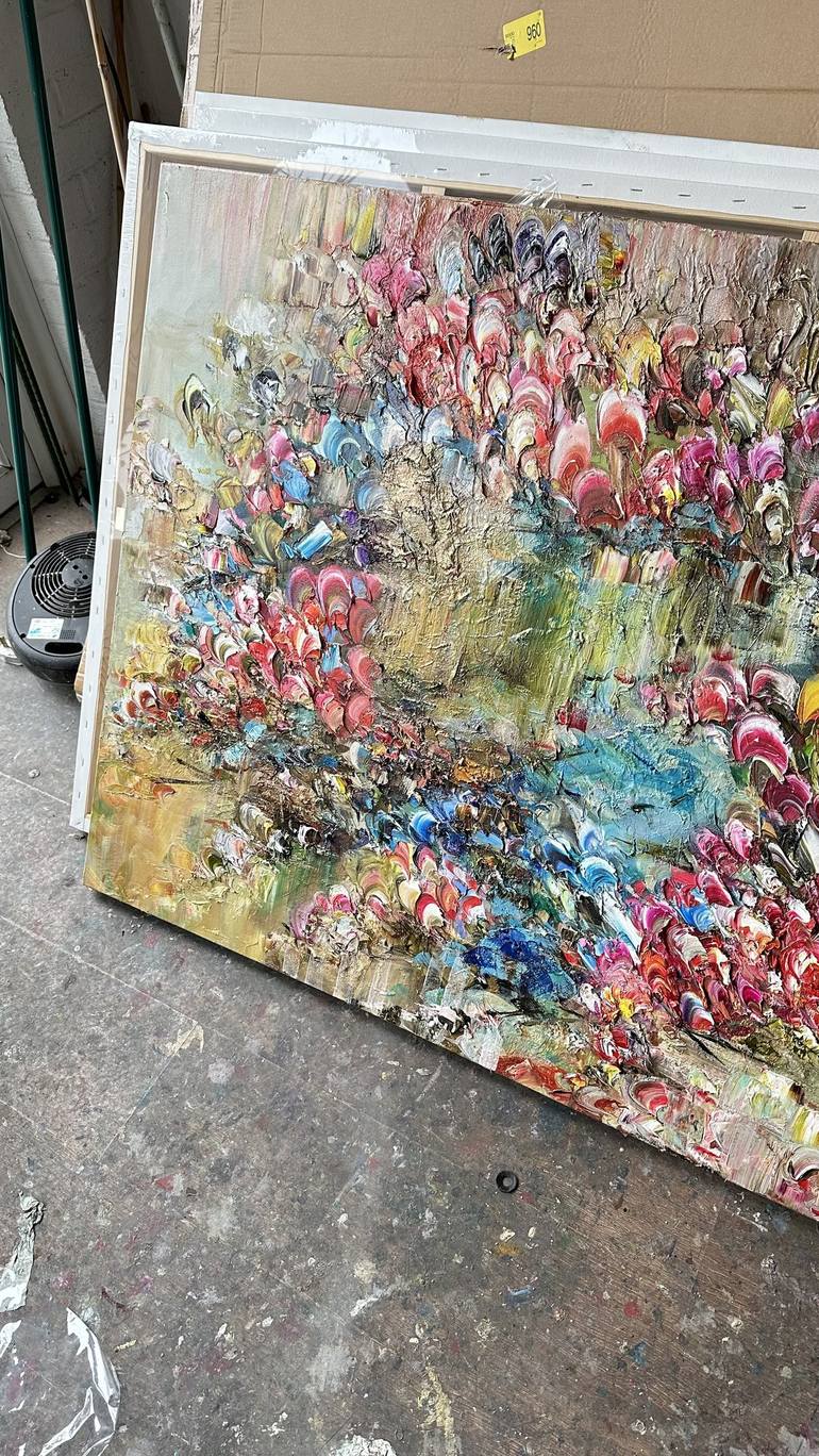 Original Abstract Expressionism Nature Painting by Victoria Horkan