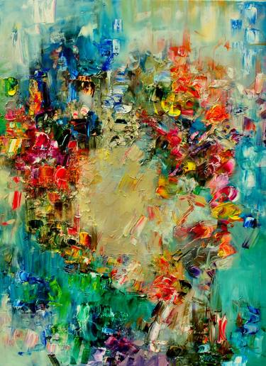 Original Abstract Expressionism Abstract Paintings by Victoria Horkan