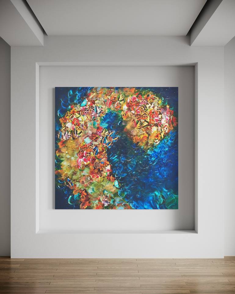 Original Abstract Expressionism Abstract Painting by Victoria Horkan