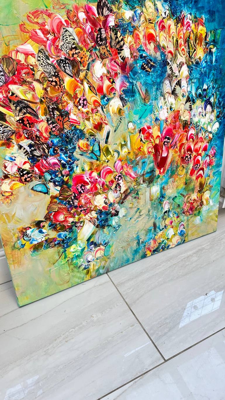 Original Abstract Expressionism Abstract Painting by Victoria Horkan