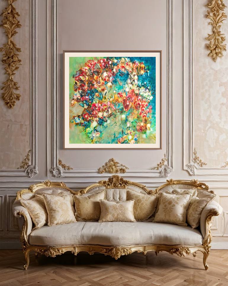 Original Abstract Expressionism Abstract Painting by Victoria Horkan