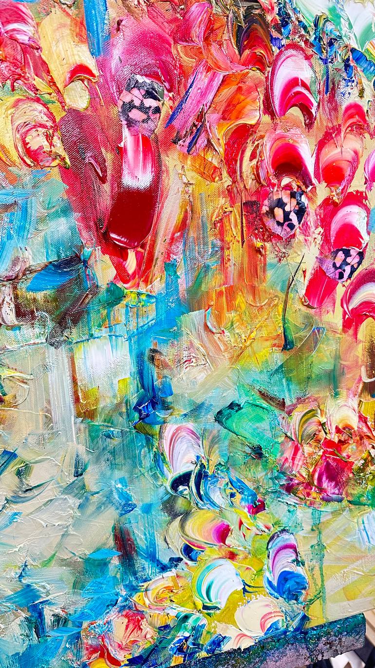 Original Abstract Expressionism Abstract Painting by Victoria Horkan