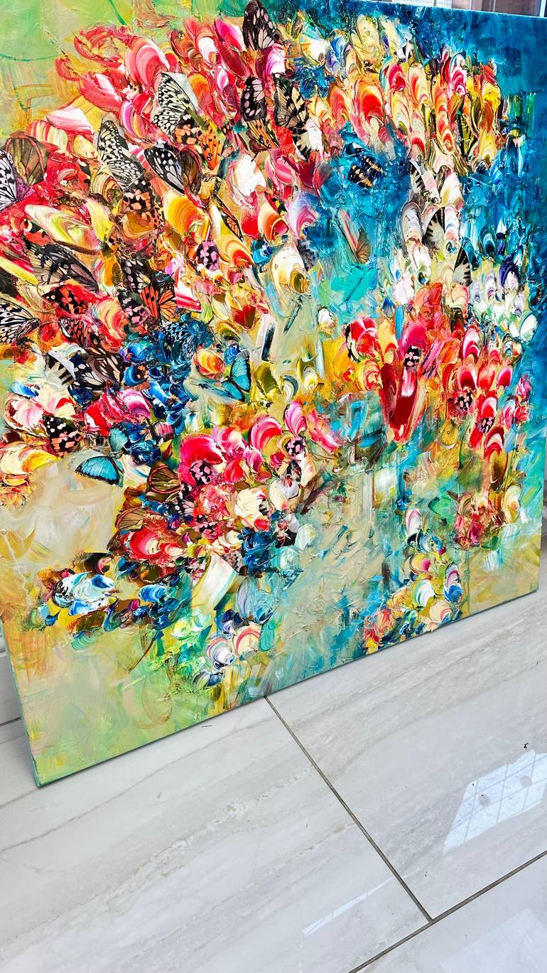 Original Abstract Expressionism Abstract Painting by Victoria Horkan