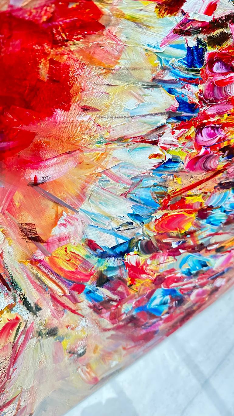 Original Abstract Expressionism Abstract Painting by Victoria Horkan