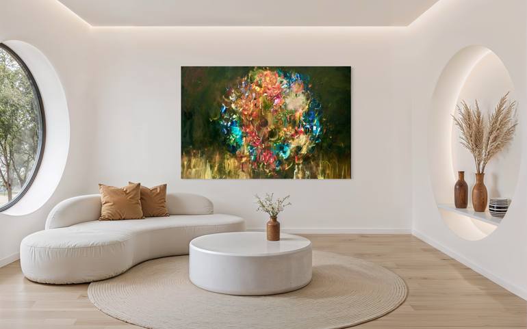 Original Abstract Expressionism Abstract Painting by Victoria Horkan