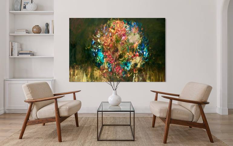 Original Abstract Expressionism Abstract Painting by Victoria Horkan