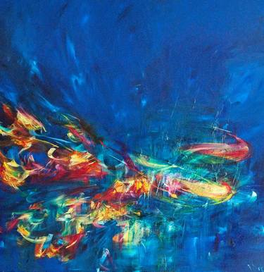 Print of Abstract Expressionism Animal Paintings by Victoria Horkan