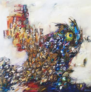 Original Abstract Collage by Victoria Horkan