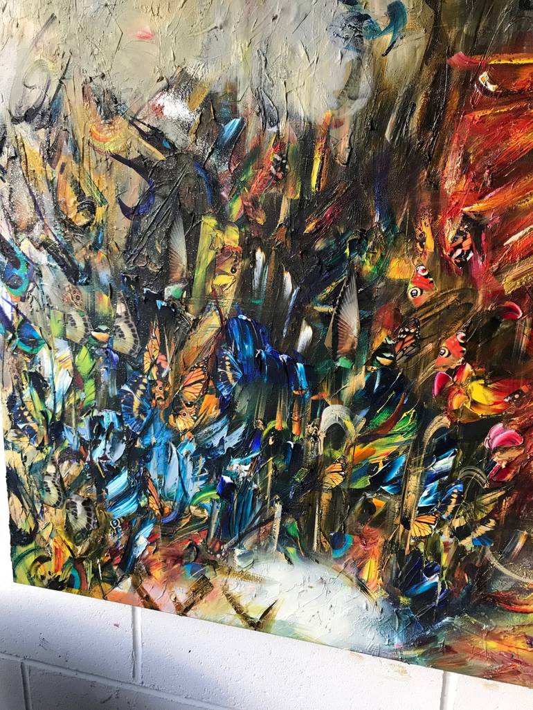 Original Abstract Painting by Victoria Horkan