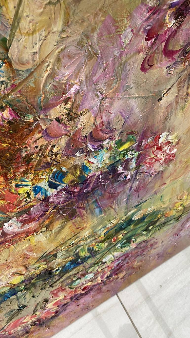 Original Abstract Expressionism Nature Painting by Victoria Horkan