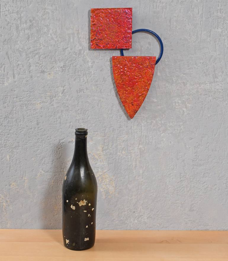 Original Geometric Abstract Sculpture by Philip Hearsey