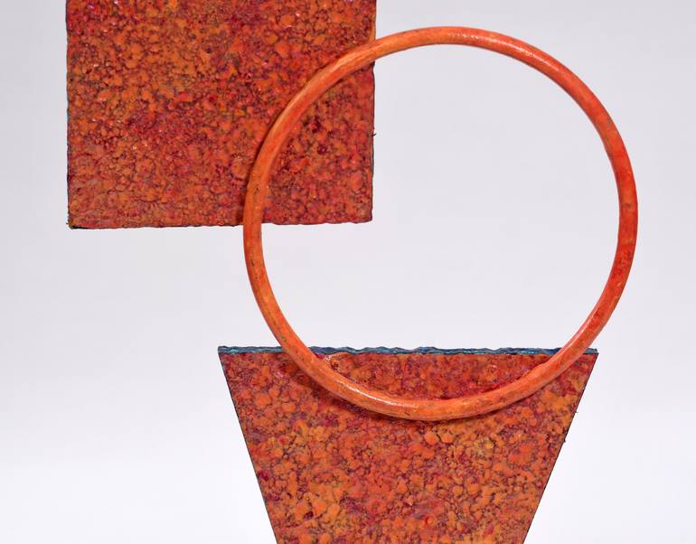 Original Geometric Abstract Sculpture by Philip Hearsey