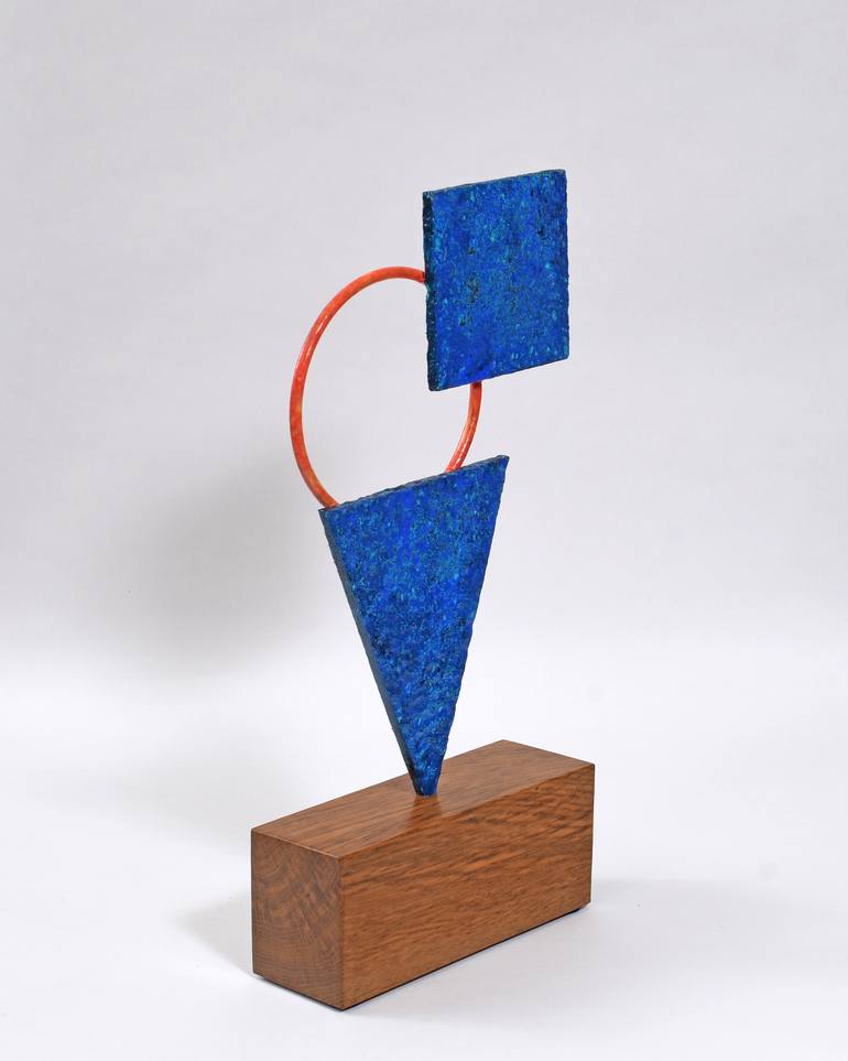 Original Geometric Abstract Sculpture by Philip Hearsey