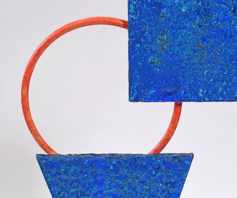 Original Geometric Abstract Sculpture by Philip Hearsey