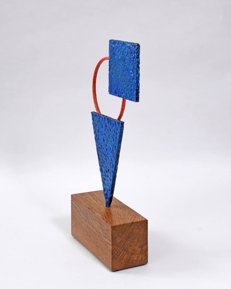 Original Geometric Abstract Sculpture by Philip Hearsey