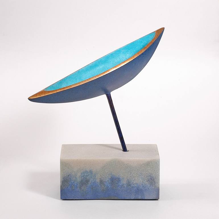Original Abstract Boat Sculpture by Philip Hearsey