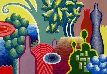 Original Figurative Floral Printmaking by Sofia Ramselaar