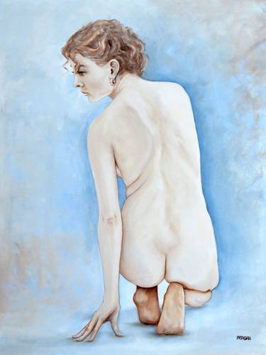 Print of Figurative Nude Paintings by Tom morgan