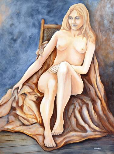 Print of Nude Paintings by Tom morgan