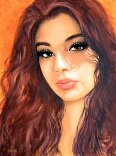 Original Figurative Portrait Painting by Tom Morgan