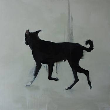 Print of Figurative Dogs Paintings by Anna Orbaczewska