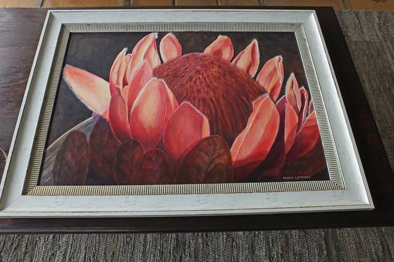 Original Floral Painting by Nora Lemmon