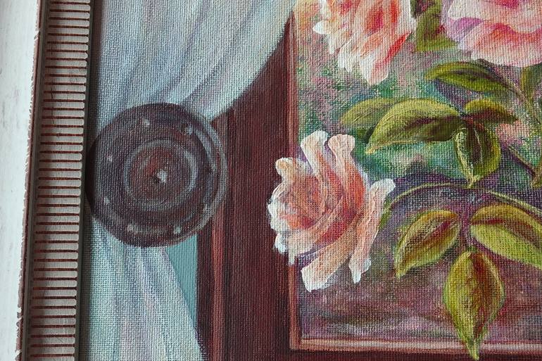 Original Fine Art Still Life Painting by Nora Lemmon