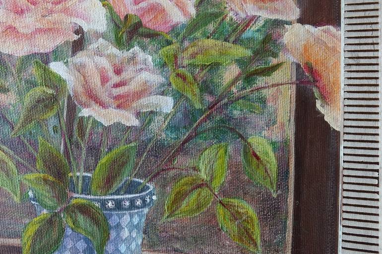 Original Fine Art Still Life Painting by Nora Lemmon