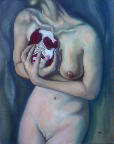 Print of Surrealism Nude Paintings by Violetta Tar