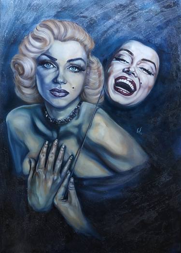 Original Surrealism Celebrity Paintings by Violetta Tar