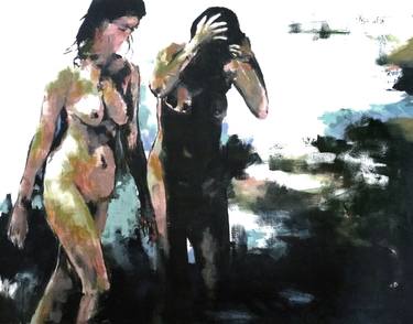 Original Figurative Nude Paintings by Pierre Richir