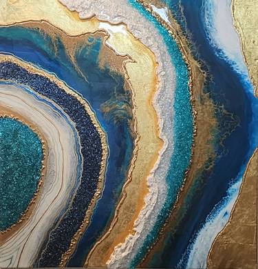 Blue Agate | Resin Geode thumb