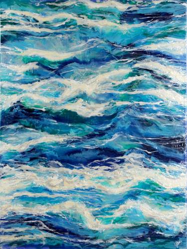 Print of Abstract Seascape Paintings by Jane Biven