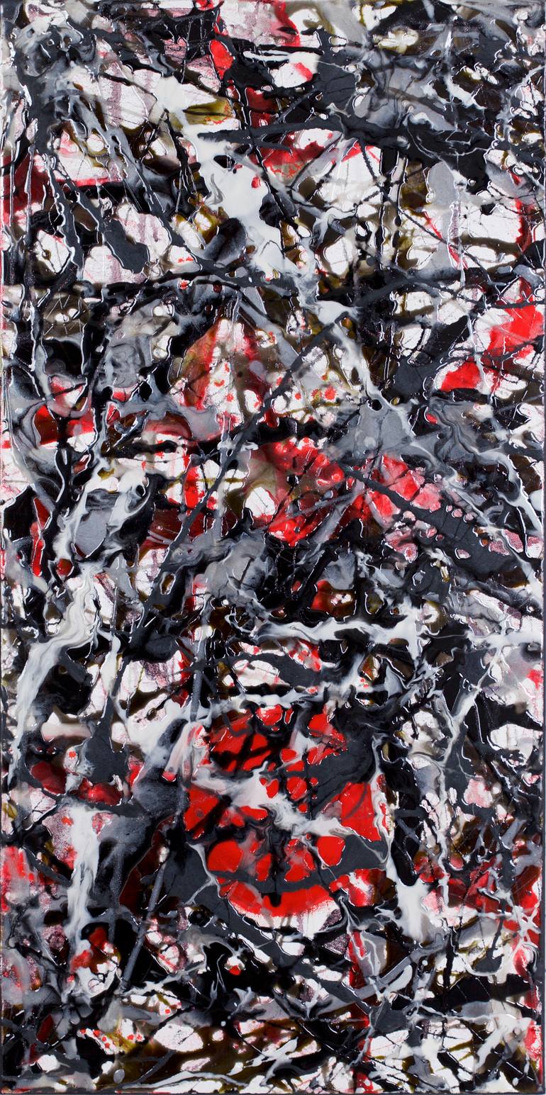 Original Abstract Expressionism Abstract Painting by Jane Biven