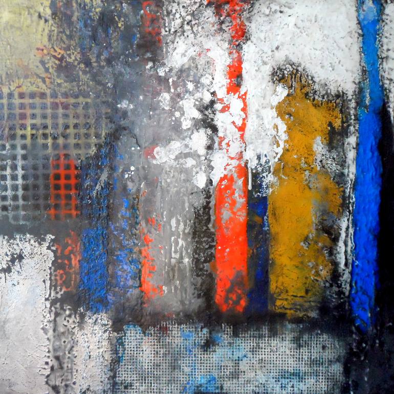 Original Street Art Abstract Painting by Jane Biven