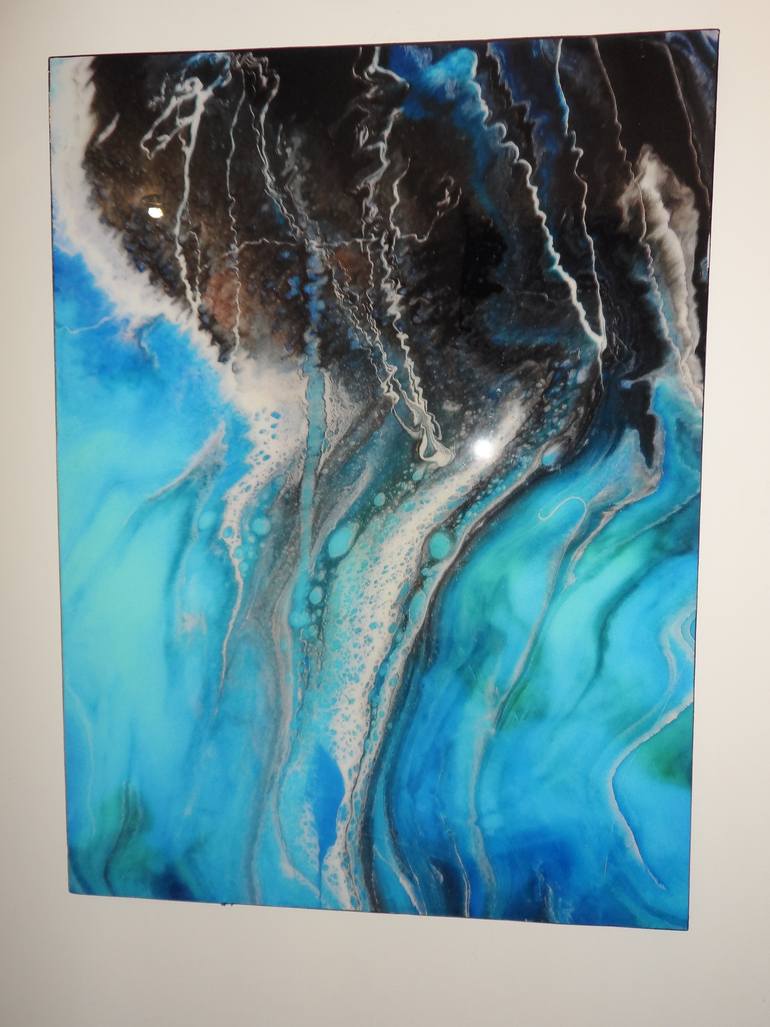 Original Abstract Expressionism Abstract Painting by Jane Biven