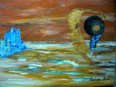 Original Abstract Painting by Caliopi Dicu