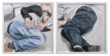 Original Figurative Men Paintings by Stefano Martignago