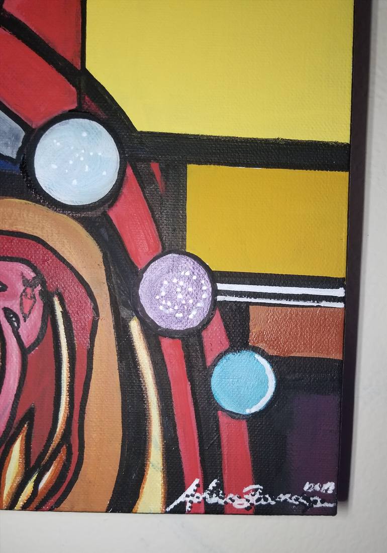 Original Abstract Expressionism People Painting by Adam Boarman