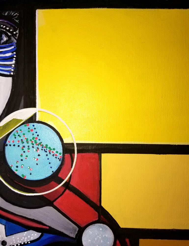Original Abstract Expressionism People Painting by Adam Boarman