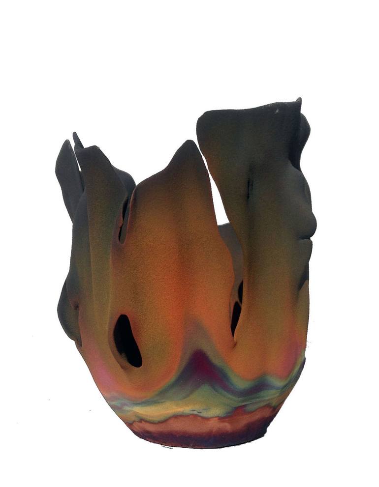 Altered form pottery Sculpture by Mansour Eskandary Saatchi Art
