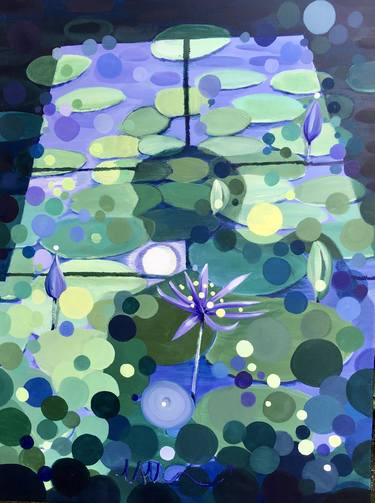 Print of Abstract Expressionism Garden Paintings by Lesley Allan